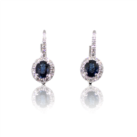 Pendientes Mirco Visconti Mujer in Oro blanco Zaffiro 0.87 Ct ABI715/Z - ABI715/Z